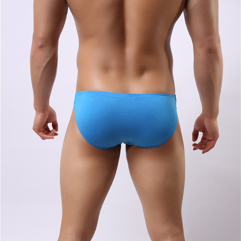 Wholesale Sexy Mens Underwear Modal Briefs Shorts Soft Bulge Pouch Underpants Slip Homme Men'S Bikini Briefs 10 Colors Panties