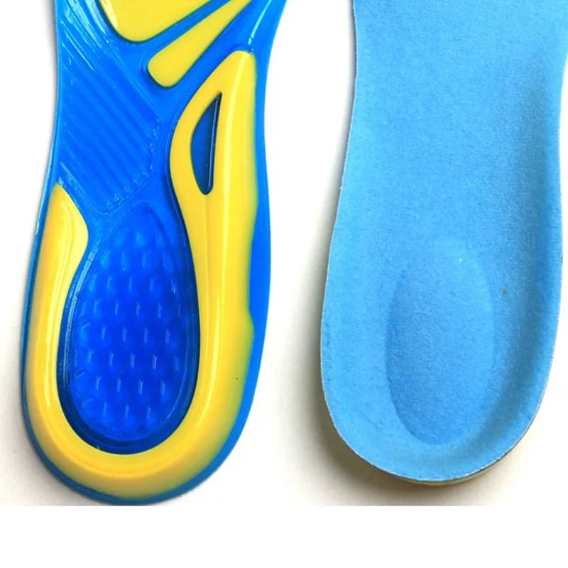 Footour Silicone Non-Slip Gel Insoles Foot Care For Plantar Fasciitis Heel Spur Sport Shoe Pad Insoles Arch Orthopedic Insole