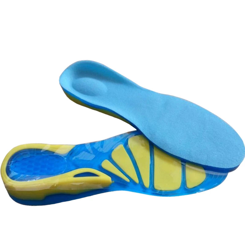 Footour Silicone Non-Slip Gel Insoles Foot Care For Plantar Fasciitis Heel Spur Sport Shoe Pad Insoles Arch Orthopedic Insole