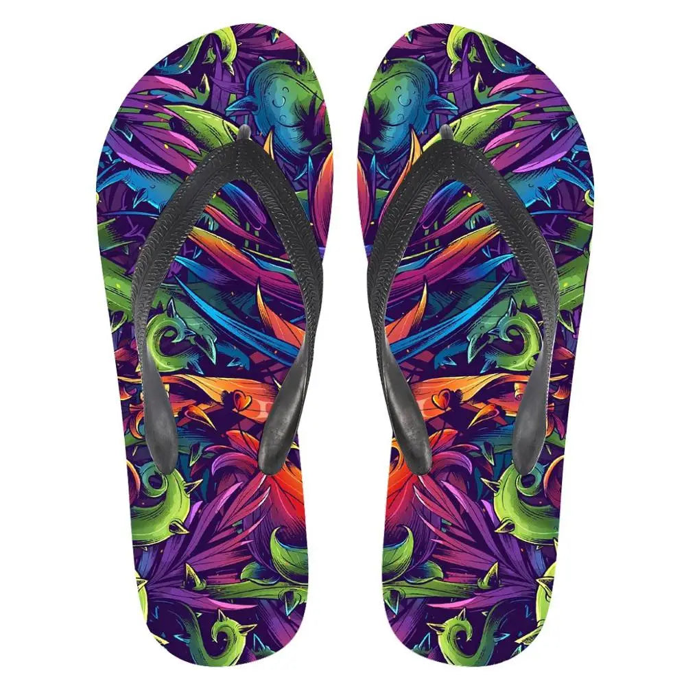 Fashionable Elements Flip Flops Men Woman Summer Anti-Skid Outdoor Light Casual Beach Male Sandals Household Slipper