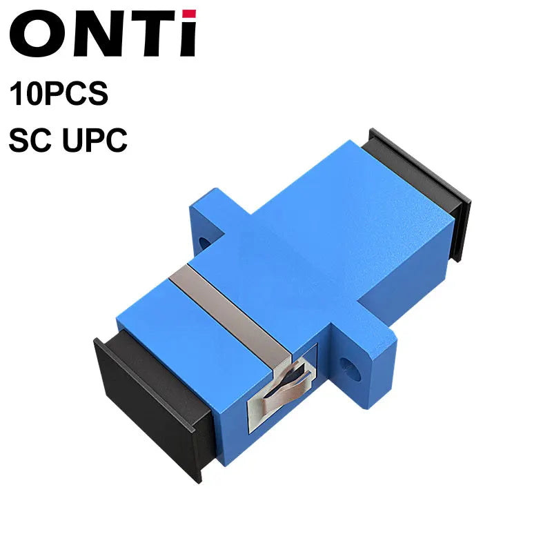 Onti 10Pcs/Lot Fiber Optic Connector Adapter Sc/Upc Sm Flange Singlemode Simplex Sc-Sc Apc Coupler Special Wholesale To Brazil