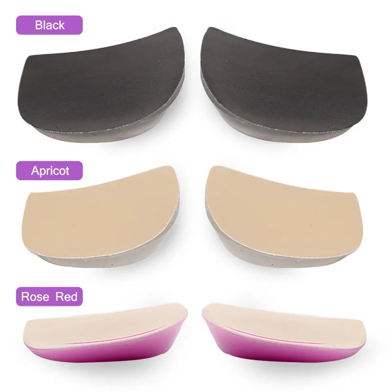 Soft Silicone O&X Leg Orthotic Heel Cushion For Shoes Gel Shock Cushion Insole Increased Plantar Foot Care Half-Height Hg-004