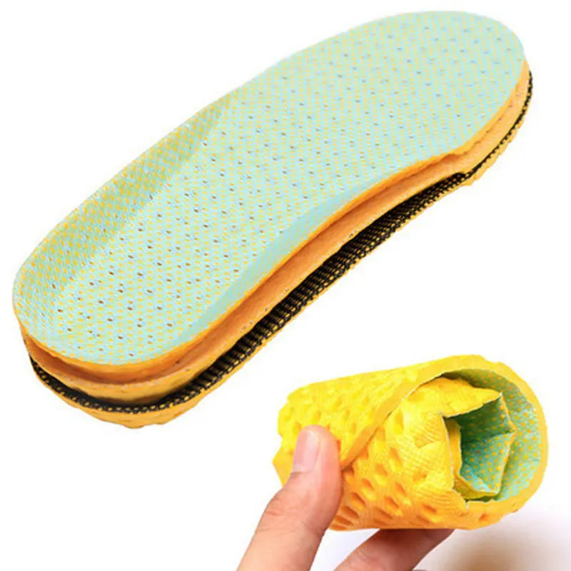 Unisex Insoles Orthotic Arch Support Sport Running Shoe Pad Active Carbon Fiber Remove Odors Insole Insert Cushion For Men Women