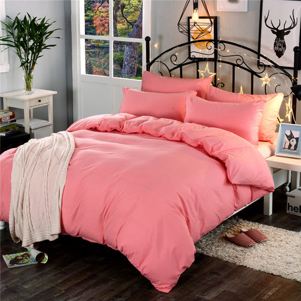 1 Pcs High Quality Solid Color Super Soft Encryption Fabric Duvet Cover A Variety Of Specifications To Open Custom
