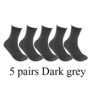 5 pares cinza escuro