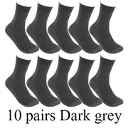 10 pares cinza escuro