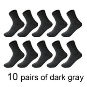 10 paia di grigio scuro