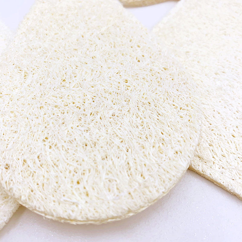 100% Natural Loofah Sponge Exfoliating Facial Body Scrubbers Pad Loofa Sponges Brush Scrub Cleansing Skin Lofa Compostable Scrub