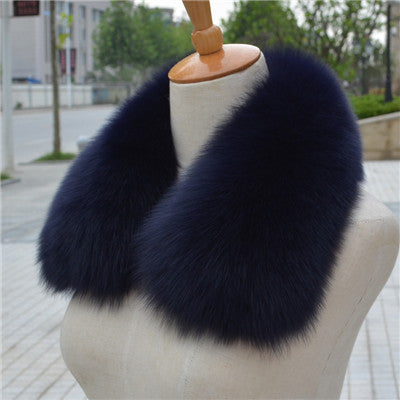 100% Real Fox Fur Scarf Fashion Women Real Fox Fur Collar  Scarf Genuine Natural Fox Fur Multicolor Scarves Collar