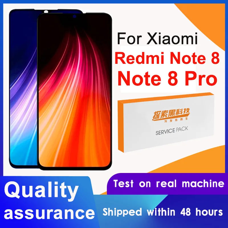100% Tested Display Replacement For Xiaomi Redmi Note 8 Lcd Display Touch Screen Digitizer Assembly For Redmi Note 8 Pro Lcd