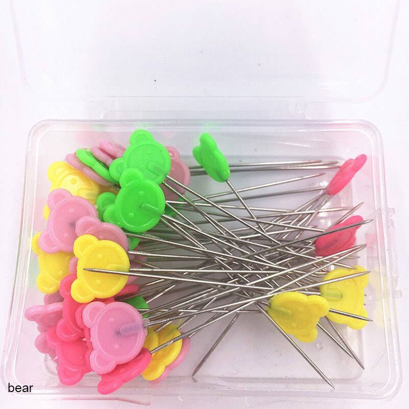 100Pcs Stainless Steel Dressmaking Pins Embroidery Patchwork Pins Accessories Tools Sewing Marker Needle Diy Sewing Accessories