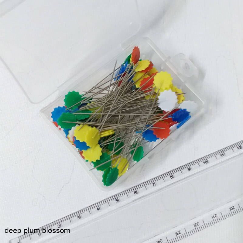 100Pcs Stainless Steel Dressmaking Pins Embroidery Patchwork Pins Accessories Tools Sewing Marker Needle Diy Sewing Accessories