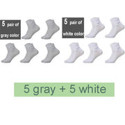 5 gray 5 white