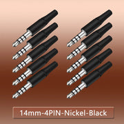 14mm 4P Nickle Black