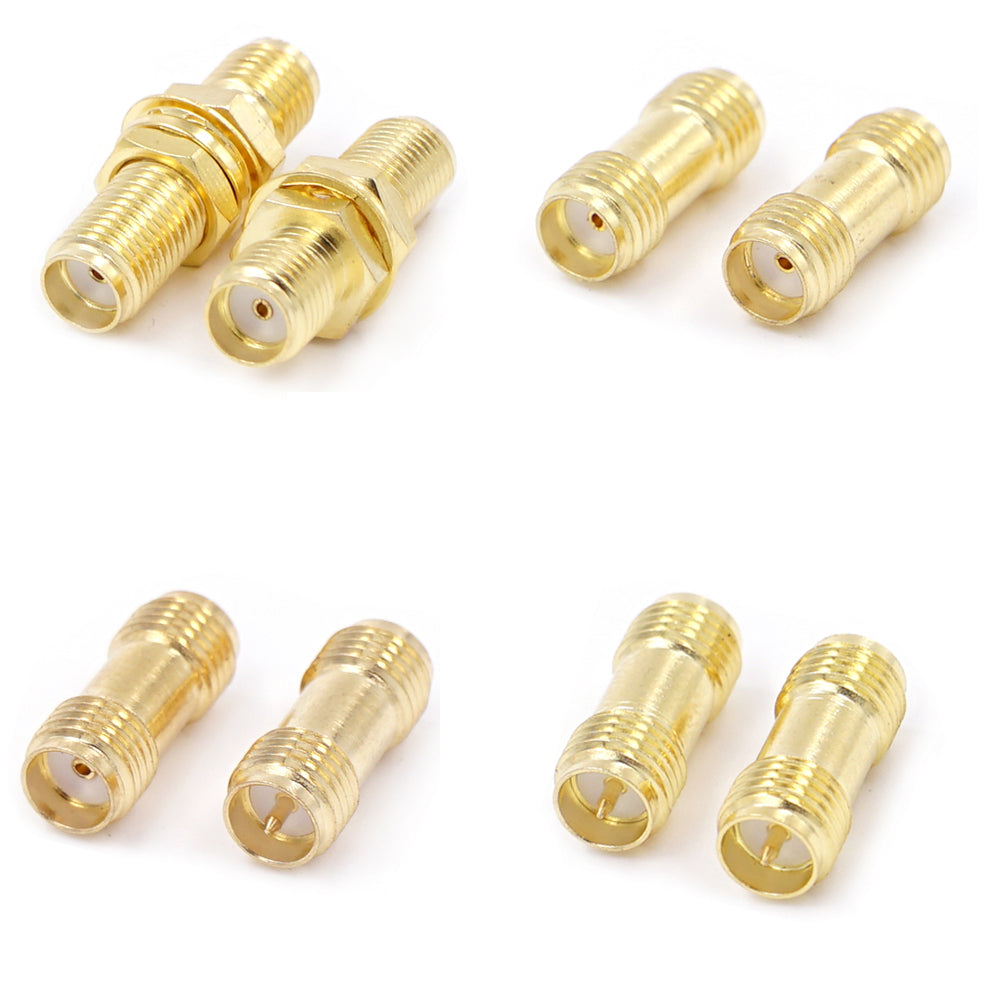 1Pcs Rp Sma Male Female  To Rp Sma Male Female Adapter Rf Coax Coupling Nut Barrel Connector Converter For Wifi 4G  Antenna