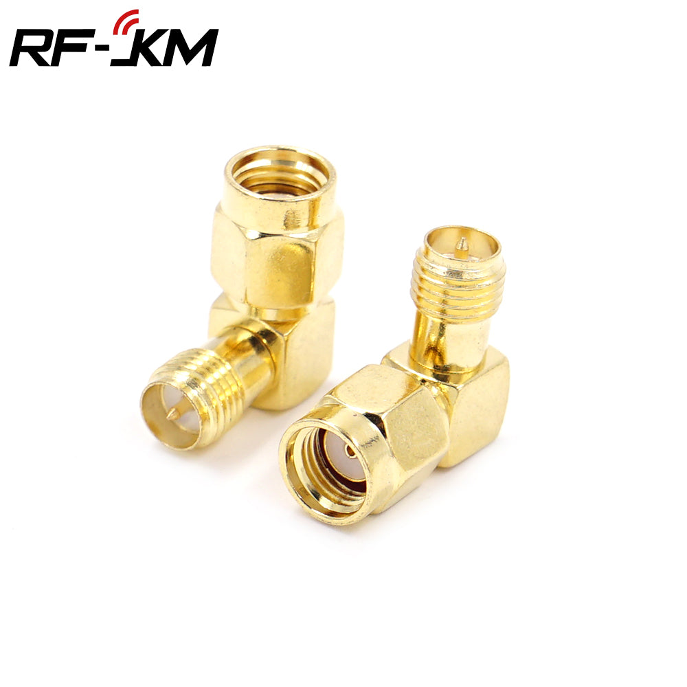 1Pcs Rp Sma Male Female  To Rp Sma Male Female Adapter Rf Coax Coupling Nut Barrel Connector Converter For Wifi 4G  Antenna