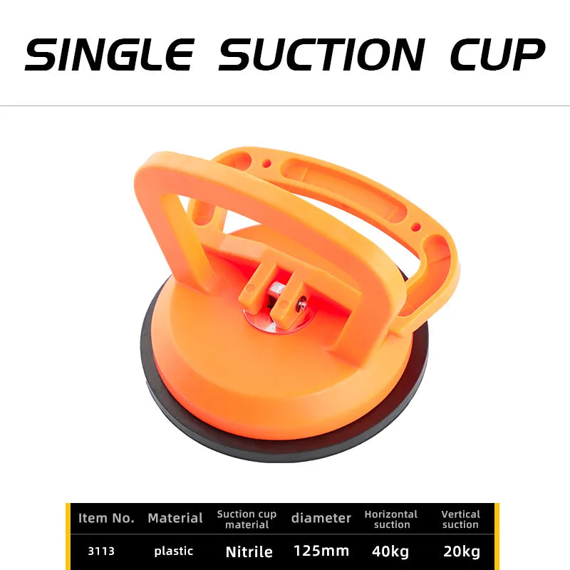 1Pcs Glass Sucker Aluminum Alloy Rubber Suction Cup The Biggest Attraction 50Kg Single Hand Ceramic Tile Suction Cup