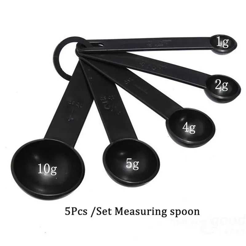 1Pcs Double End Measuring Spoons Plastic Adjustable Scale Measure Spoon Multi Useful Sugar Spoon Kitchen Baking Measure Tools 7Z