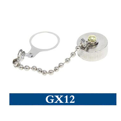 1Pcs Gx12 Gx16 Gx20 Aviation Connector Plug Cover Waterproof Cover Dust Metal/Rubber Cap Circular Connector Protective Sleeve