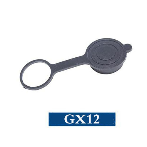 1Pcs Gx12 Gx16 Gx20 Aviation Connector Plug Cover Waterproof Cover Dust Metal/Rubber Cap Circular Connector Protective Sleeve