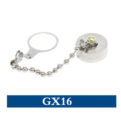 1Pcs Gx12 Gx16 Gx20 Aviation Connector Plug Cover Waterproof Cover Dust Metal/Rubber Cap Circular Connector Protective Sleeve