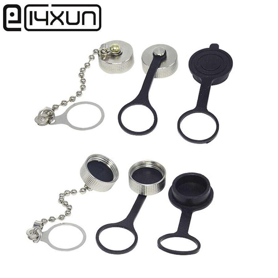 1Pcs Gx12 Gx16 Gx20 Aviation Connector Plug Cover Waterproof Cover Dust Metal/Rubber Cap Circular Connector Protective Sleeve