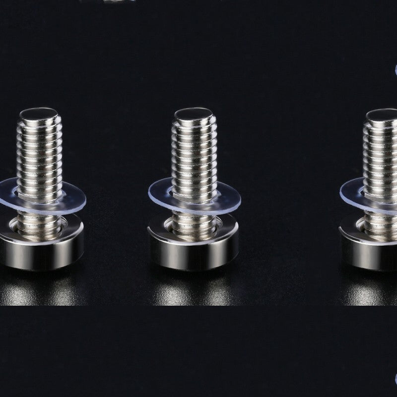 20 50 100Pcs Crown Nickel Plated Steel Cabinet Screw Female Seat Nut M6*16Mm 20Mm Computer Patch Panel Network Server Pdu