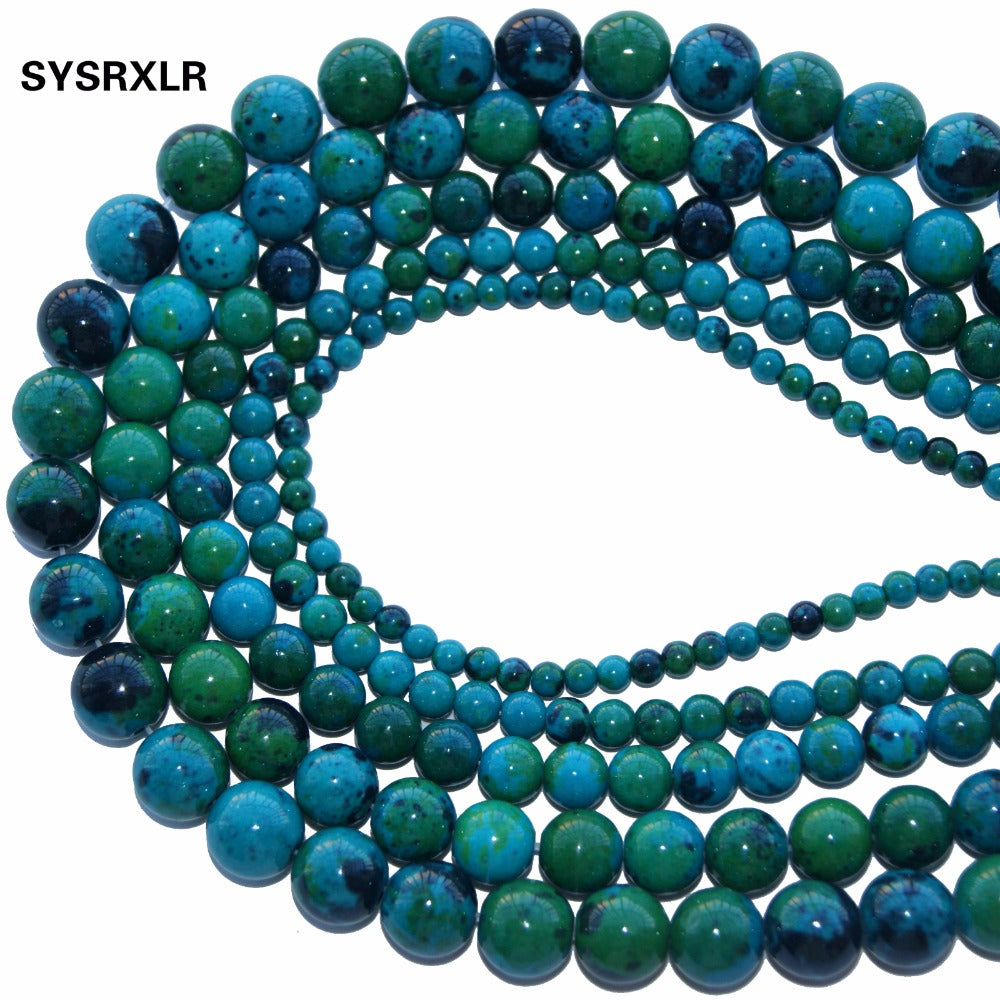 2017 New Lapis Round Shape Natural Stone Beads For Jewelry Making Yourself Necklace Bracelet 4 / 6 / 8 / 10 / 12Mm Free Delivery
