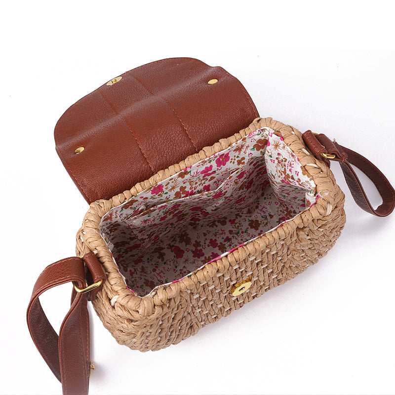2020 Famous Designer Ladies Woven Knitting Messenger Crossbody Bags New Summer Bohemian Women Tassel Straw Beach Shoulder Bag