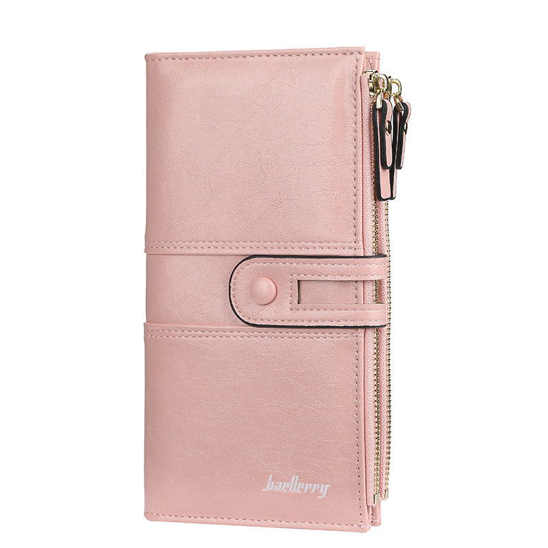2020 Fashion Women Wallets Long Top Quality Leather Card Holder Classic Female Purse  Zipper Brand Wallet For Women
