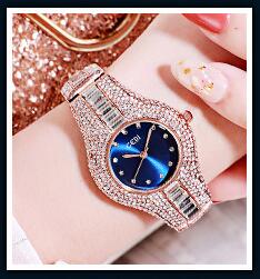 2020 Gedi Brand Women Watches Top Luxury Full Rhinestone Crystal  Wristwatch Gift Ladies  Clock Relogio Feminino Montre Femme