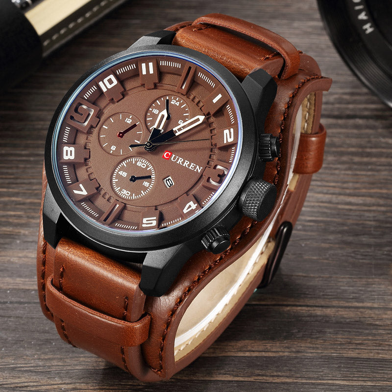 2020 Top Brand Fashion Luxury Quartz Watch Men Sports Watches Military Army Male Wrist Watch Clock Curren Relogio Masculino 8225