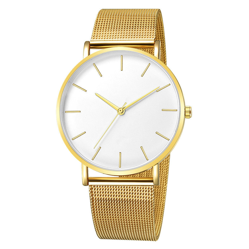 2021 European And American Most Popular Luxury Ladies Watch Mesh Stainless Steel Casual Bracelet Quartz Watch Reloj Mujer