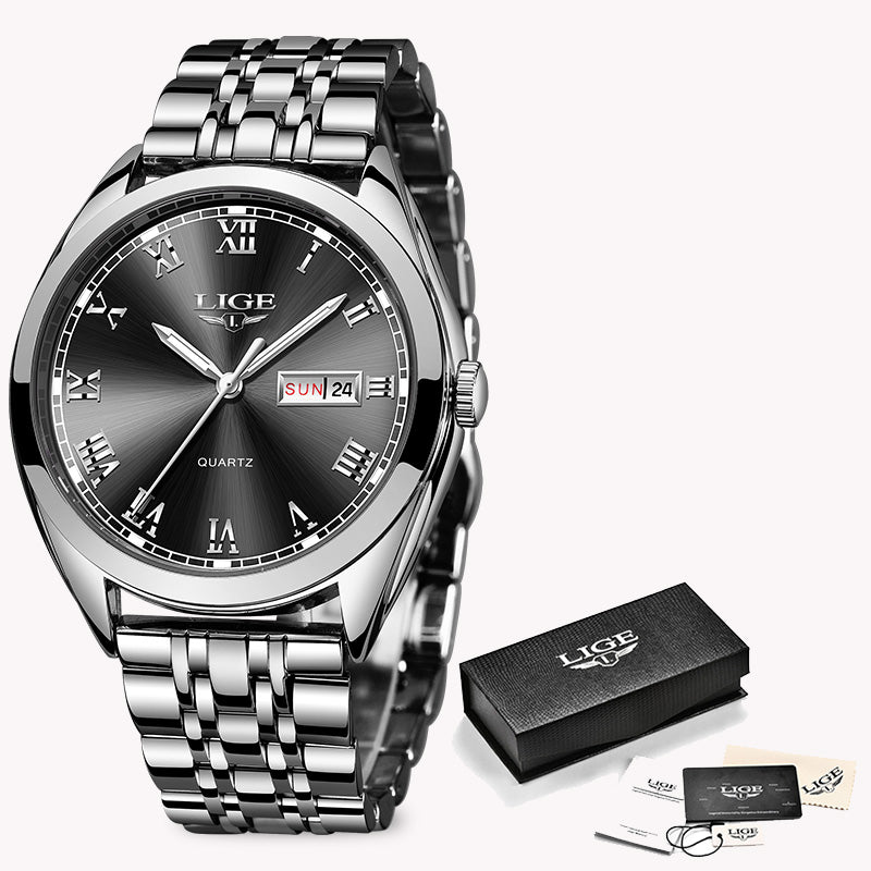 2021 Lige New Rose Gold Women Watch Business Quartz Watch Ladies Top Brand Luxury Female Wrist Watch Girl Clock Relogio Feminin
