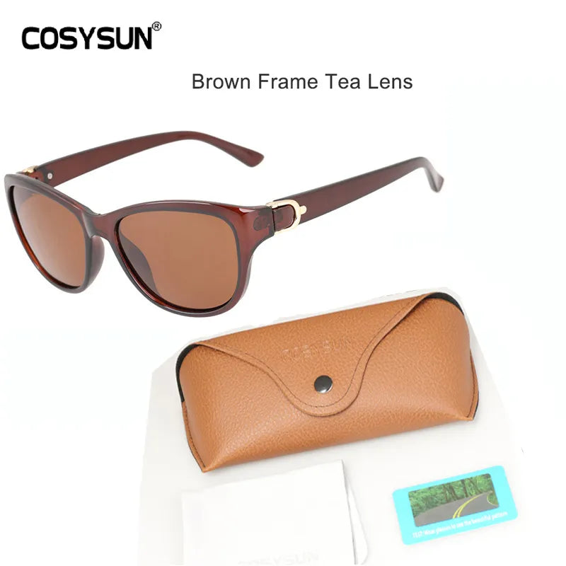 2021 Luxury Brand Designer Women Sunglasses Polarized Cat Eye Lady Elegant Sun Glasses Female Driving Eyewear Oculos De Sol