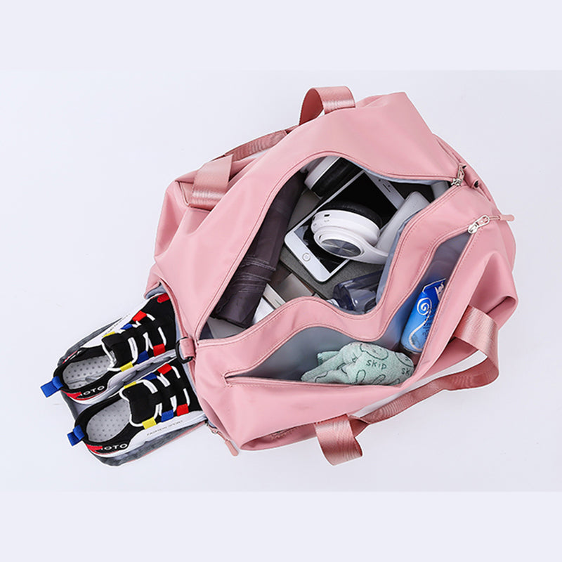 2021 Travel Bags Cabin Luggage Fashion Female Fitness Yoga Bags Shoe Pocket Nylon Weekend Sport Bag For Women Shoulder Bags