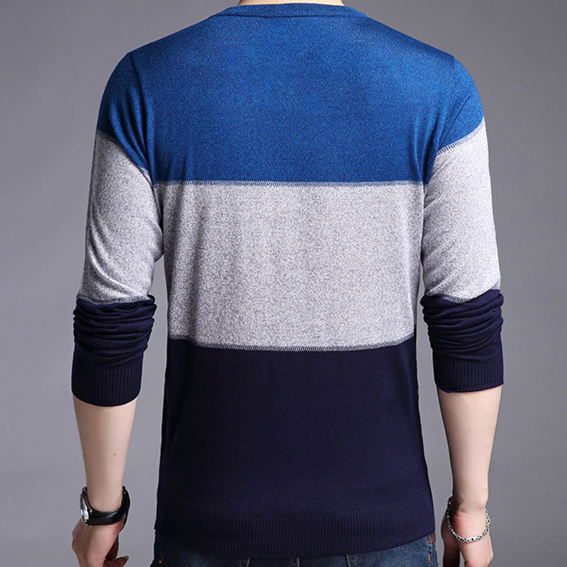 2022 Brand Male Pullover Sweater Men Knitted Jersey Striped Sweaters Mens Knitwear Clothes Sueter Hombre Camisa Masculina 100