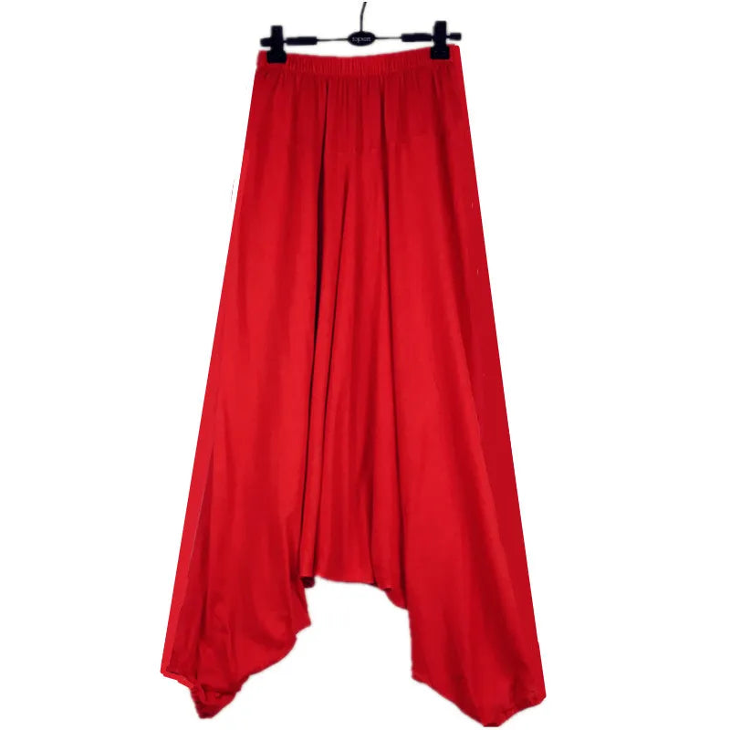 2022 Casual Harem Plants,Loose Women Casual Trousers,Wide Leg Pants,Pantskirt,  -  Woman Big Crotch Pants,Bloomers