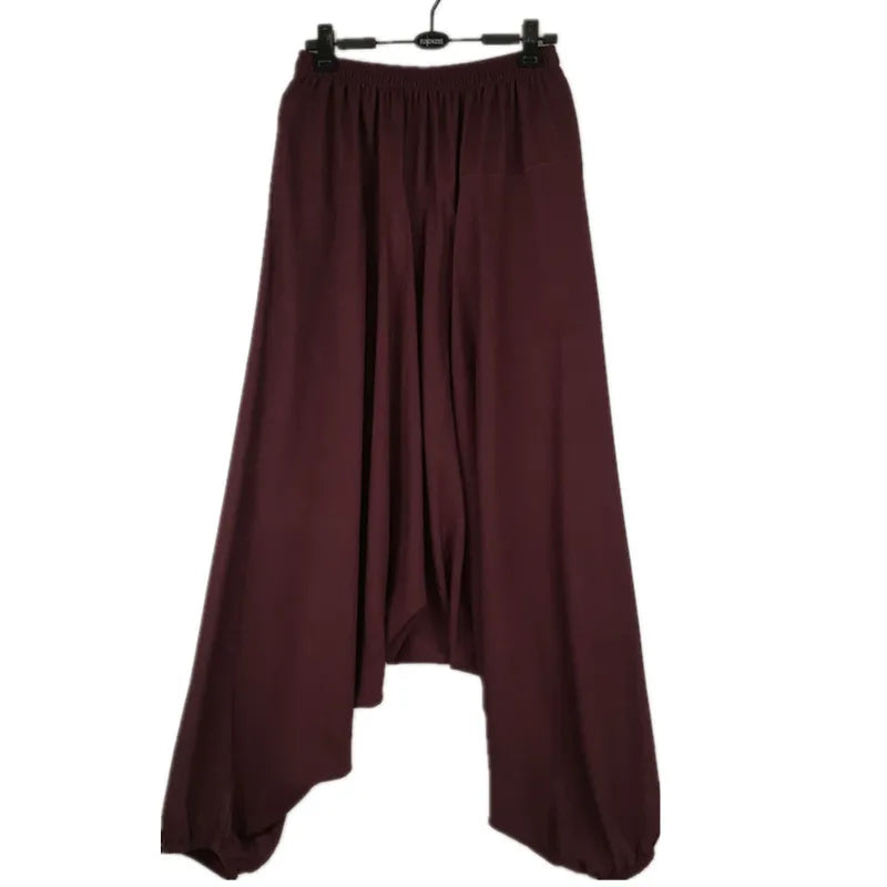 2022 Casual Harem Plants,Loose Women Casual Trousers,Wide Leg Pants,Pantskirt,  -  Woman Big Crotch Pants,Bloomers