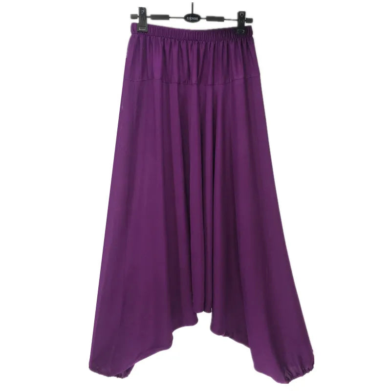 2022 Casual Harem Plants,Loose Women Casual Trousers,Wide Leg Pants,Pantskirt,  -  Woman Big Crotch Pants,Bloomers