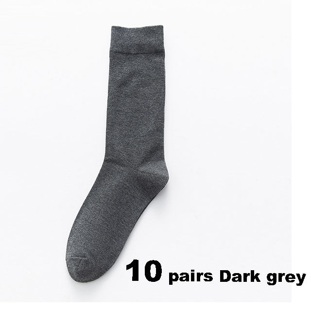 2022 New Autumn Winter Men'S Cotton Socks Plus Size 38-45 Long Socks For Men Dress Male Gifts Business Casual Deodorant Sox Hot