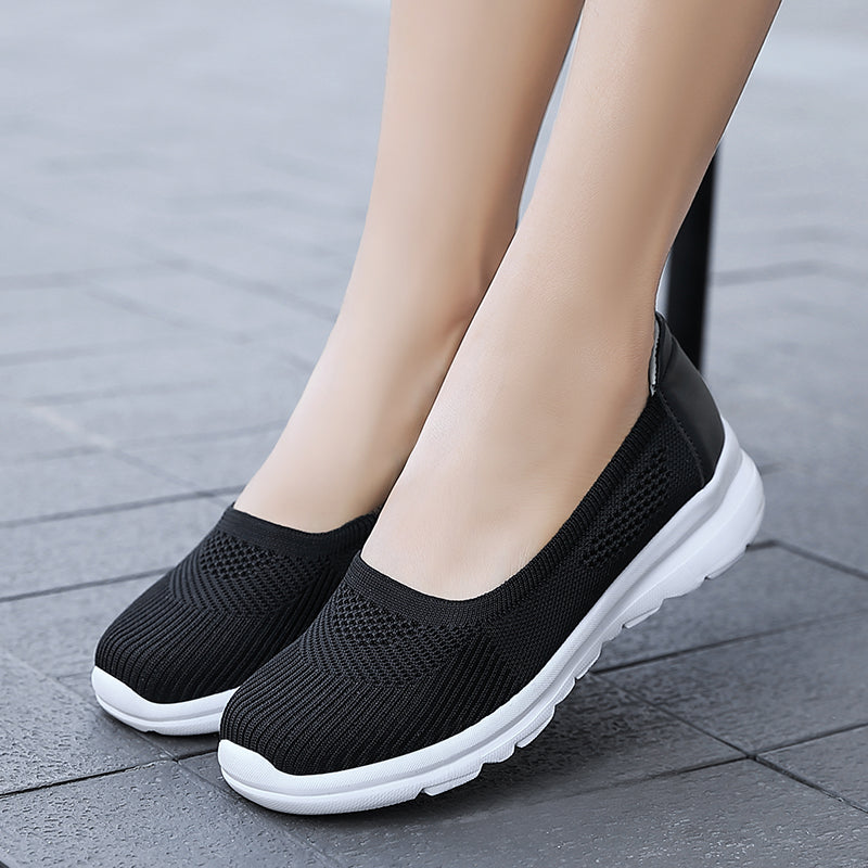 2022 New Summer Breathable Women'S Flat Shoes Woman Casual Flats Women Sneakers Mocassin Femme Espadrilles Hollow Out Feminino