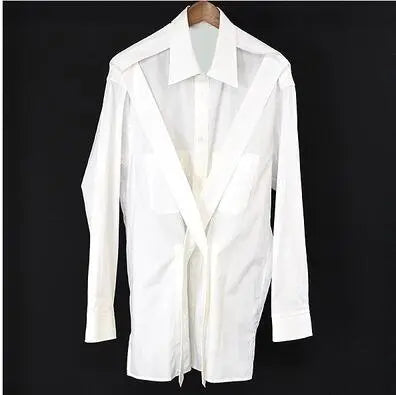 2022 New Shirt Back Display Structure Design Custom Cotton Long-Sleeve Shirt  M-6Xl! High Quality Large Size Men&#39;S Wear