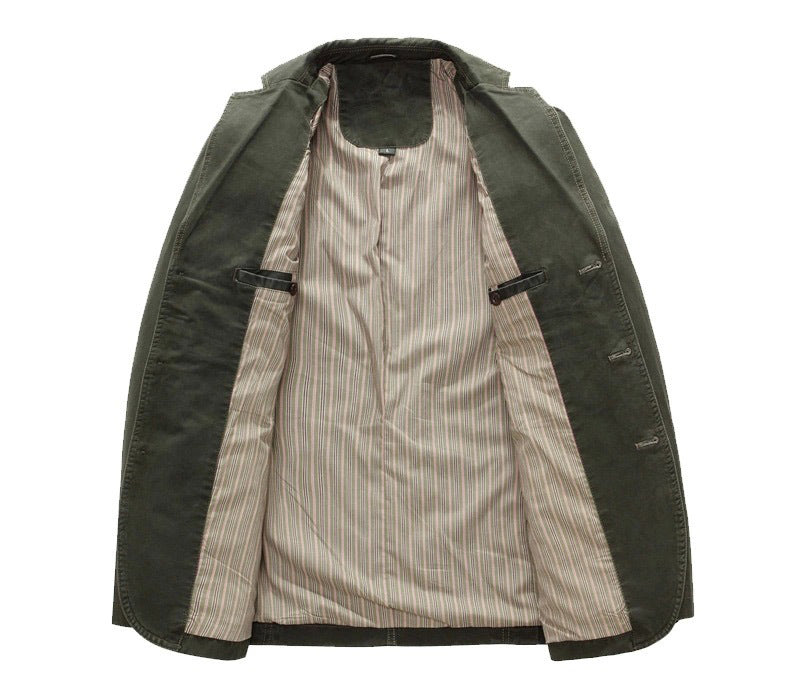 2022 Spring Men 100% Cotton Casual Blazer Men'S Brand Military Jacket Blazers Mens Suit Coat Male Blazer Masculino Jackets