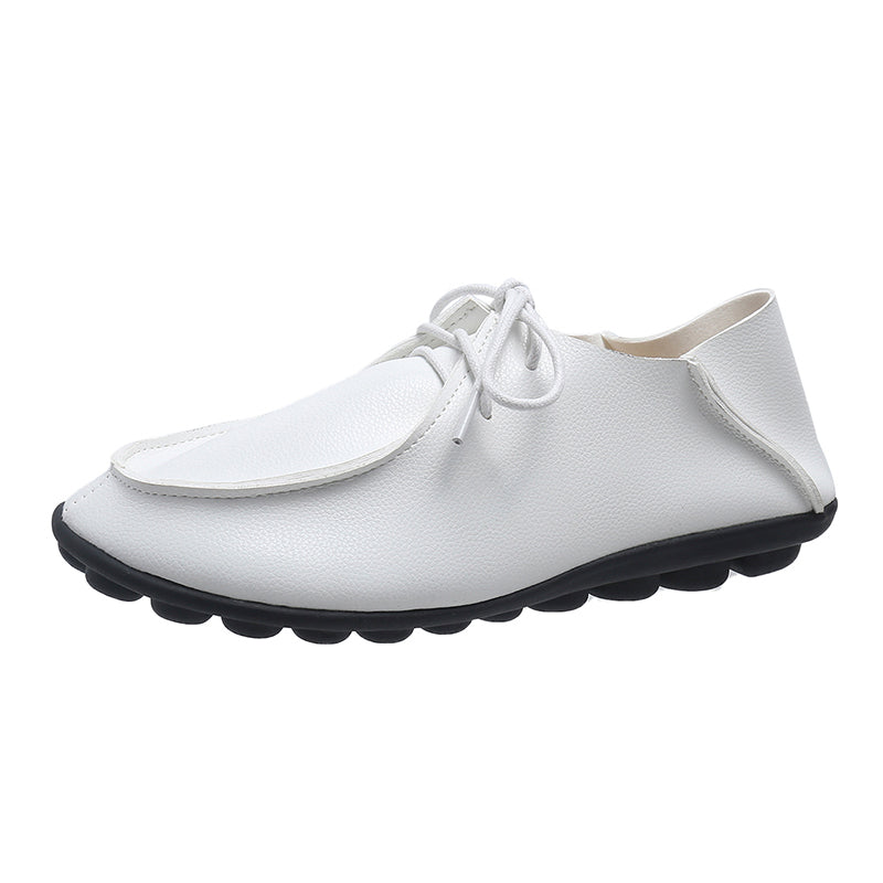 2022 Summer Style Women Ballet Flats Round Toe Slip On Shoes Red Flats Shoes White Woman Loafers Zapatos Mujer Size 43