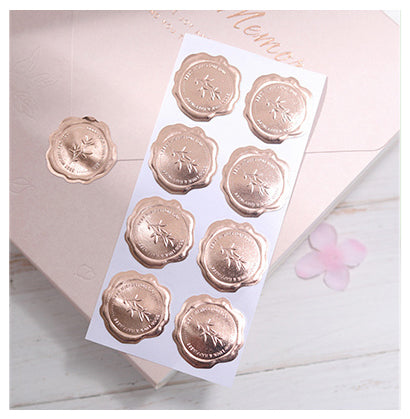 25Pcs/Bag Paper Bag Rose Gold Candy Gift Foil Heart Sticker Wedding Bridal Baby Shower Wedding Birthday Anniversary Favor Bag