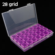 28 grid purple