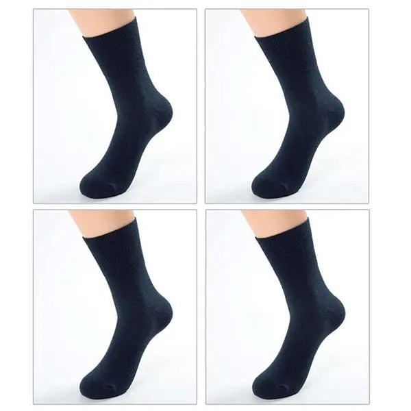 4 Pairs/Lot Diabetic Socks Non Binding Loose Mouth Socks For Diabetes Hypertensive Patients Bamboo Cotton Material Women And Men