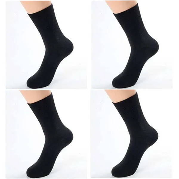 4 Pairs/Lot Diabetic Socks Non Binding Loose Mouth Socks For Diabetes Hypertensive Patients Bamboo Cotton Material Women And Men