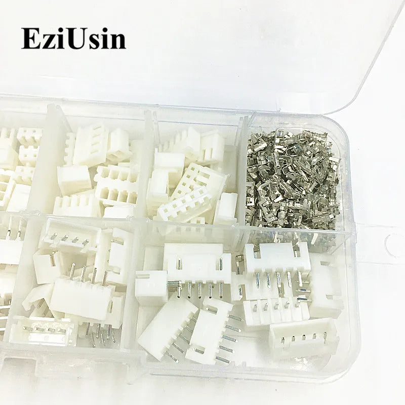 40/50/60Sets Xh2.54 Jst Terminal Male Female Wire Connector Adaptor 2P 3P 4P 5P 2.54Mm 2.5Mm Pin Header Housing Xh Tjc3 As Xhp